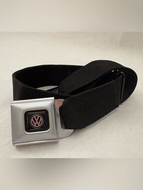 Black VW Seatbelt Belt